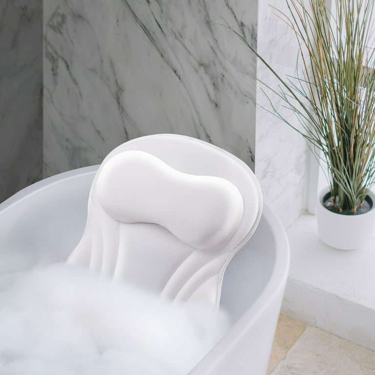 Luxury Ergonomic Bath Spa Tub Relax Pillow Cushion Headrest Neck Back  Support