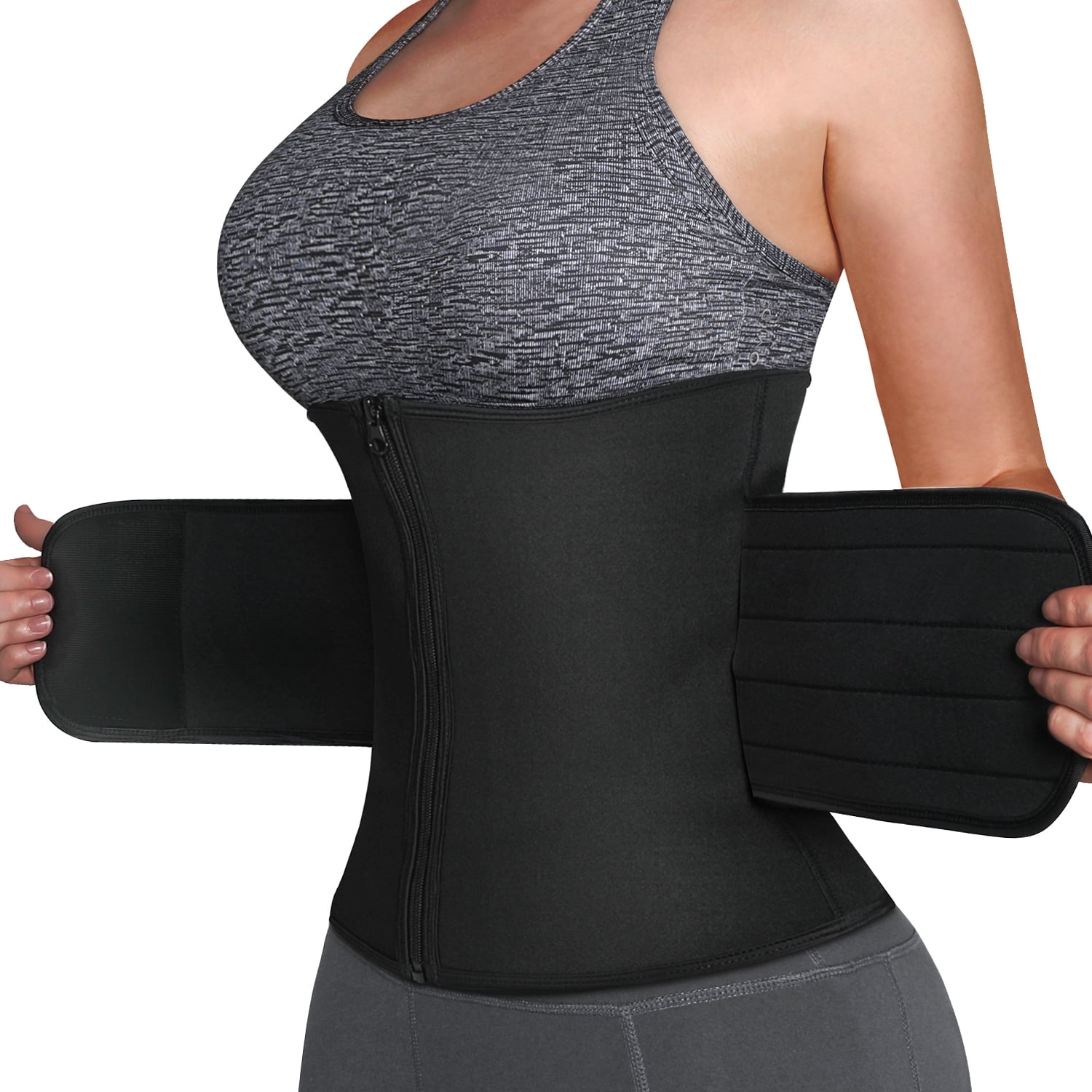 Fitreno Corset Waist Trainer for Women, Sweat Band Waist Trimmer Belt for  Body Shaping(Size S)
