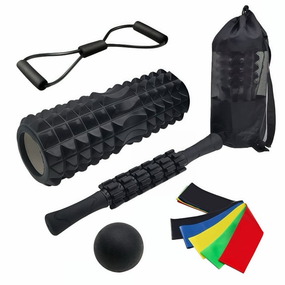 Fitribe High Density Foam Roller, Deep Muscle Massage Roller for Trigger Point Release,Physical Therapy Recovery & Myofascial Pain Relief, Ideal for Yoga Pilates Gym Home
