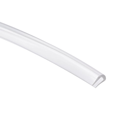 Uxcell Fits 0.5-1mm Edge 5Meters/16.4Ft Length 0.2" Height Trim U-Seal Transparent