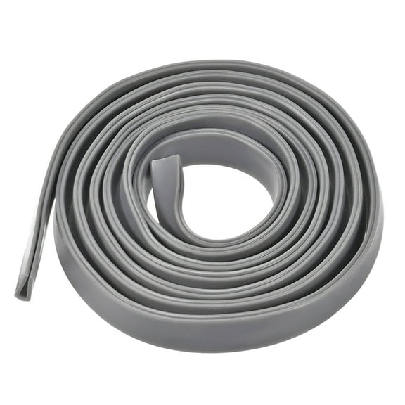 Uxcell Fits 0.5-2.5mm Edge 1M/3.28Ft Length Trim U Seal Extrusion Silicone Gray