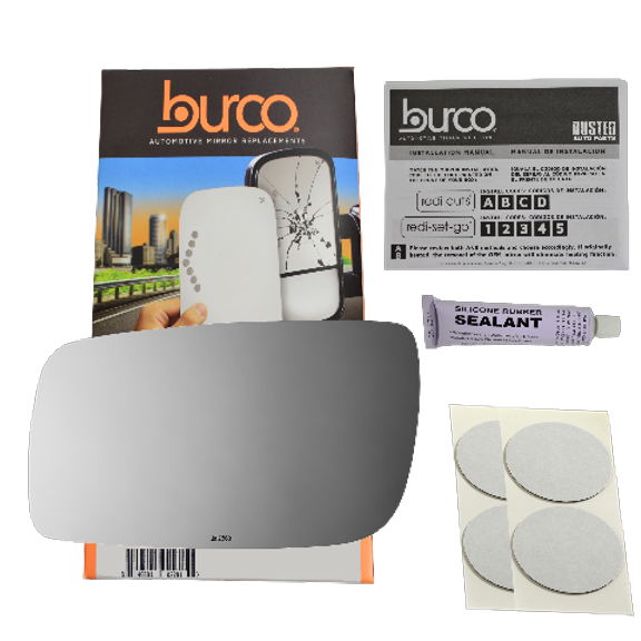 Fits 00-02 LINC LS, Left Driver Side Mirror Glass Lens W/o Backing Plate (Original Mirror was Heated) Comes with Adhesive, USA