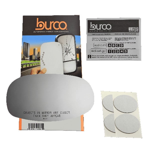 Fits 00-05 L100, L200, L300, LS, LW, Sedan S/W Right Passenger Convex Mirror Glass Lens w/Adhesive