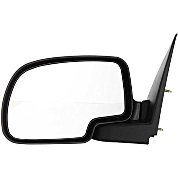 Fits 00-06 Suburban Yukon Tahoe Left Driver Mirror Manual Chrome