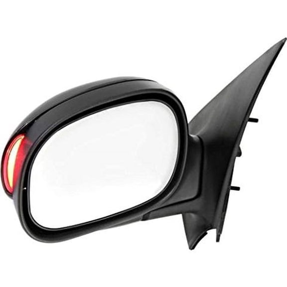 Fits 01-03 F150 Supercrew Cab Left Driver Power Mirror Signal Unpaint No Ht