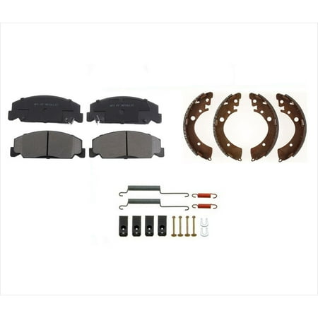 Fits 01-05 Honda Civic Ceramic Brake Pads Rear Brake Shoes & Hardware