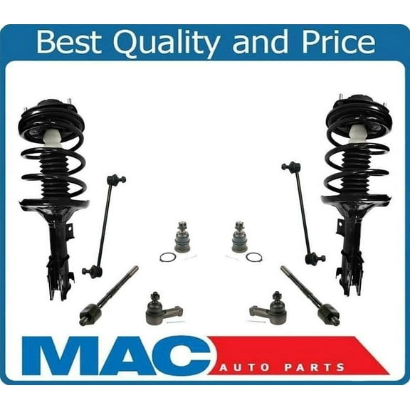 Fits 01-05 Sebring 2 Door Coupe Front Coil Spring Strut As Tie Rods BJ Sway 10P