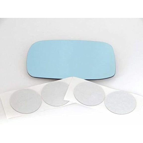 Fits 02-03 Ac CL Left Driver Mirror Glass Lens Blue Heated Mirror w/o Optional Backing Plate w/Adhesive USA