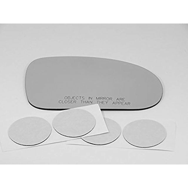 Right Passenger Side Convex Mirror Glass Lens w/Adhesive, USA