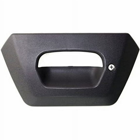 Fits 02-06 Avalanche Rear Tailgate Bezel Grey Textured w/Keyhole