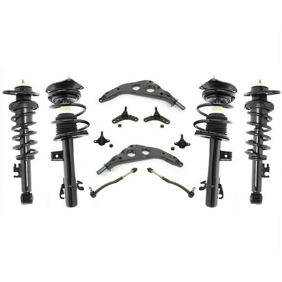 Fits 02-06 Mini Cooper Kit Lower Control Arm Ball Joints Tie Rods Inner & Outer