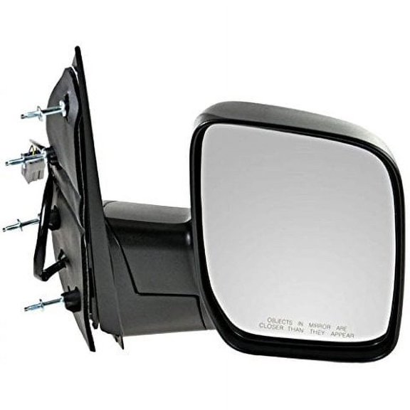 Fits 02-08 FD E150 E250 E350 Van Right Pass Power Mirror Assembly (as Pictured)