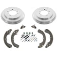 thumbnail image 1 of Fits 03 04 Mitsubishi Outlander Rear Brake Drums & Brake Shoes Wheel Cyl Springs, 1 of 6