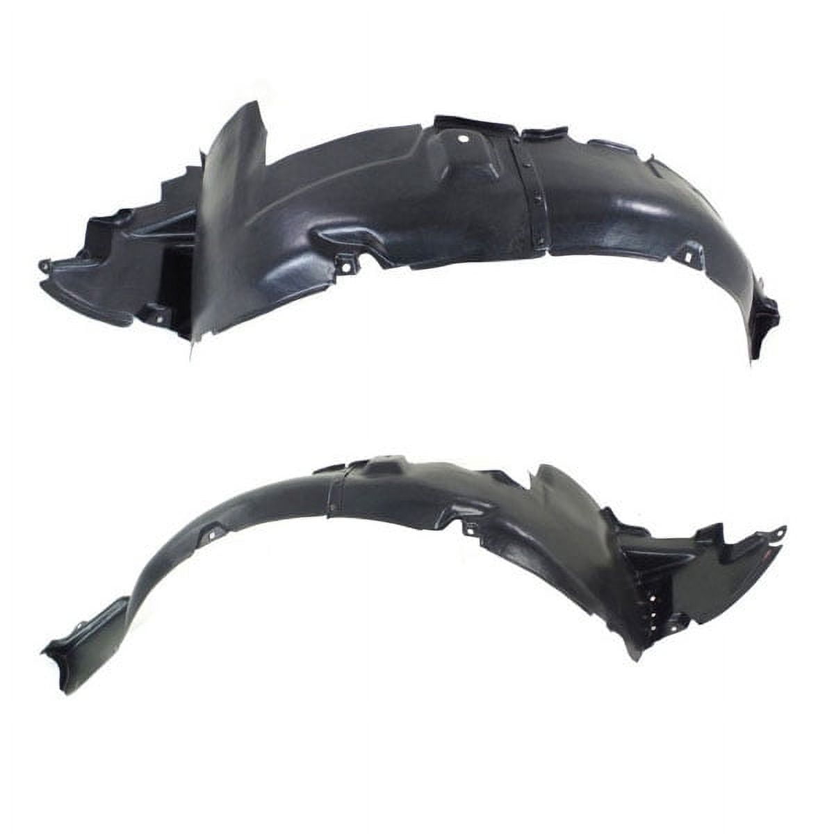 Front Splash Shield & Inner Fender Liner Set For 09-10 Toyota Corolla – Left & Right Pair