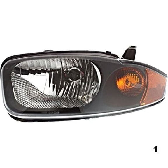 Fits 03-05 Chevy Cavalier Left Driver Combination Headlamp Assembly
