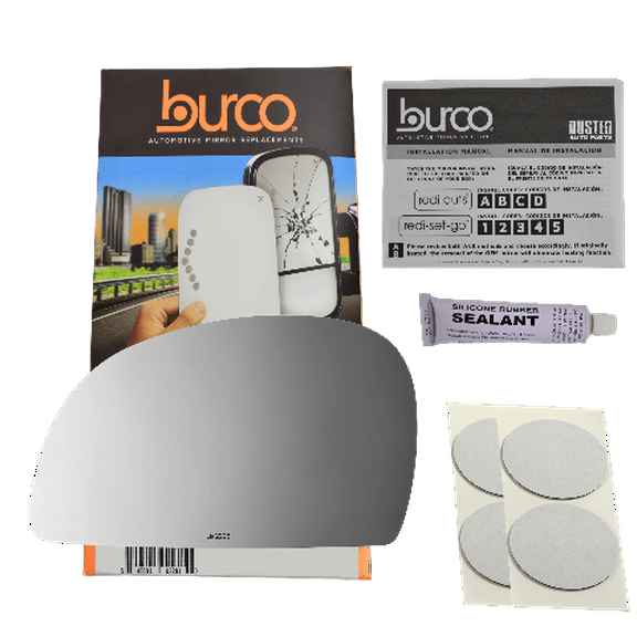 Fits 03-06 Accent Left Driver Replacement Mirror (Glass Lens), Comes with Adhesive, USA