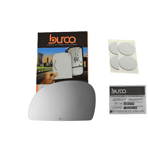 Fits 03-06 Accent Left Driver Replacement Mirror (Glass Lens) with Adhesive, USA