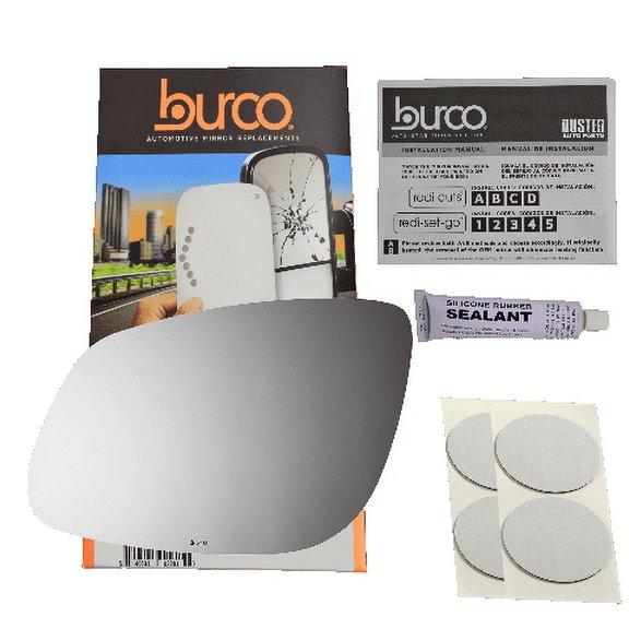 Fits 03-06 Cayenne Right Passenger Convex Mirror Glass Lens Alternative Direct Fit Over Glass For Heated Auto Dimming Type Mirrors