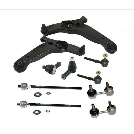 Fits 03-06 Mitsubishi Outlander Inner Outer Control Arms Tie Rods Sway Bar Links