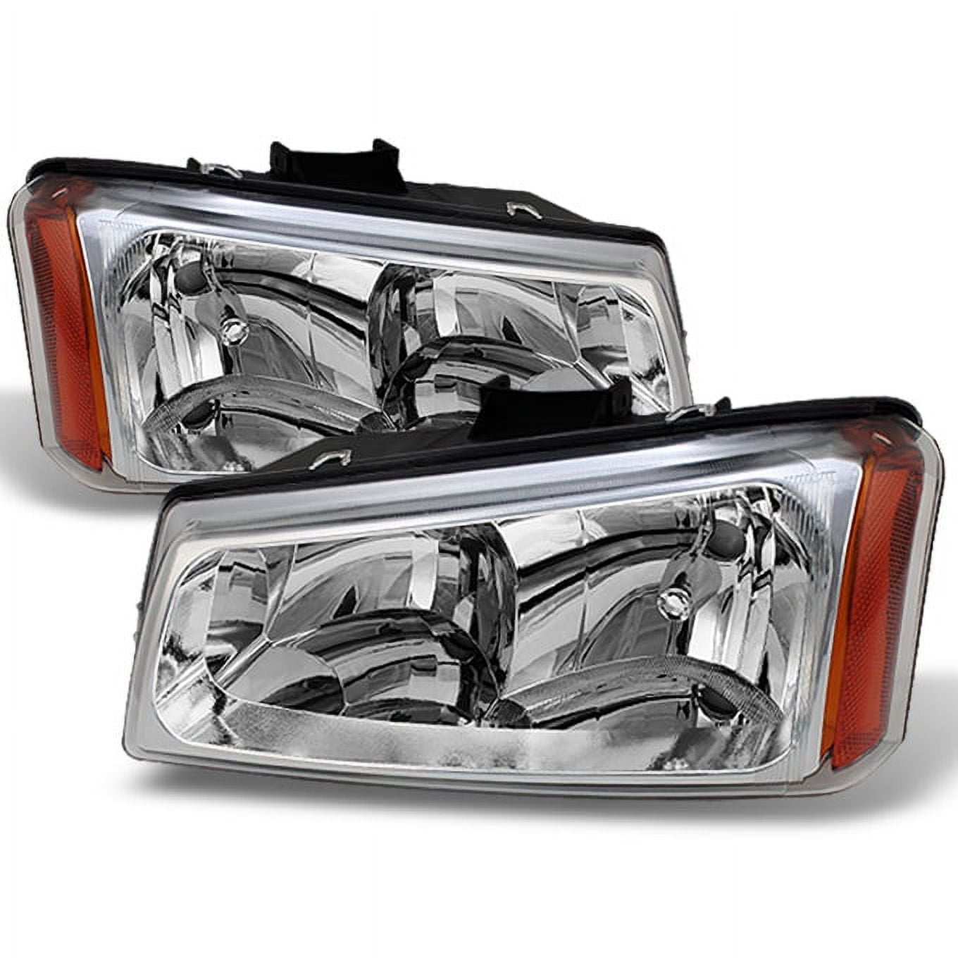 Front Chrome Headlights Bumper Lamps For 2003-2006 Chevy Silverado 1500 2500 E - Foto 10