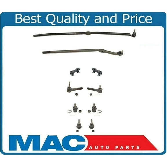 Fits 03-07 Dodge Ram 4 Wheel Drive 2500 3500 Drag Link Tie Rods Ball Joints