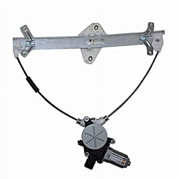 Fits 03-07 Hd Accord Coupe Power Window Regulator with Motor Front Left Driver w/ 6 Pin connector Plug