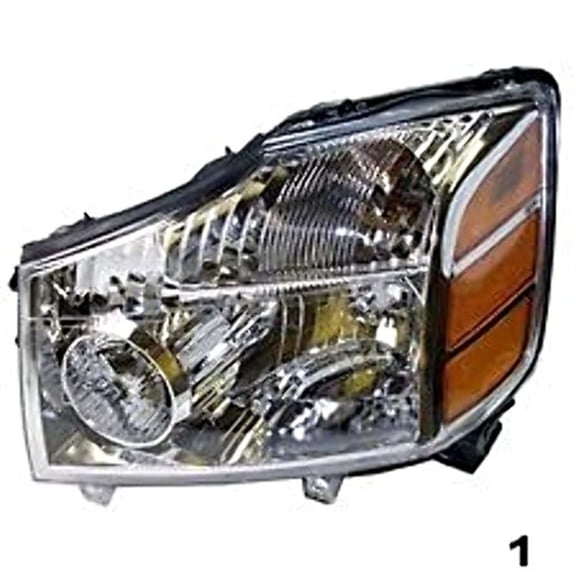 Fits 04-06 NISSAN ARMADA LEFT DRIVER HEADLAMP ASSEMBLY