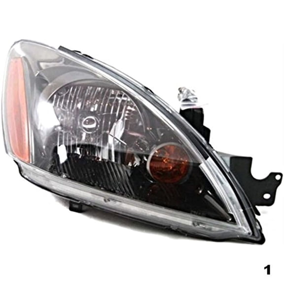 Fits 04-07 Mits. Lancer (Except Wagons) Right Passenger Headlamp Assy w/Smoke Lens