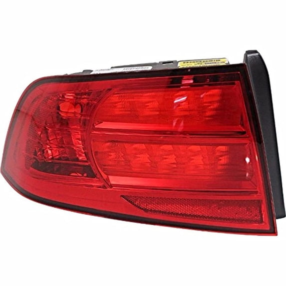 Fits 04-08 Acura TL Left Driver Tail Lamp Unit with Red Lens