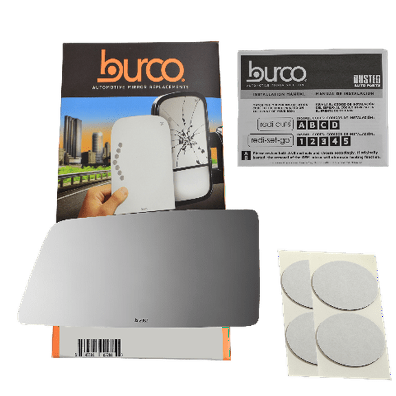 Fits 04-09 Cad XLR Left Driver Mirror Glass Lens Direct fit Over For Auto Dim Type