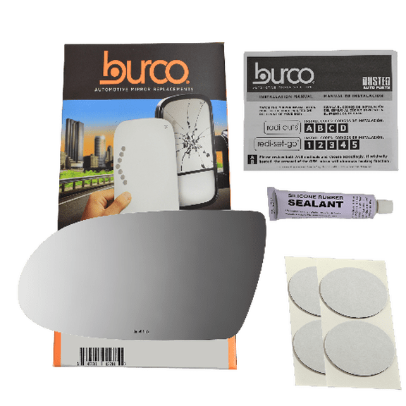 Fits 05-08 MB SL & SLK Class Left Driver Side Alternative Direct Fit-Over Mirror Glass Lens For Heated Auto-Dimming Mirror (Mirror Does NOT Auto Dim)