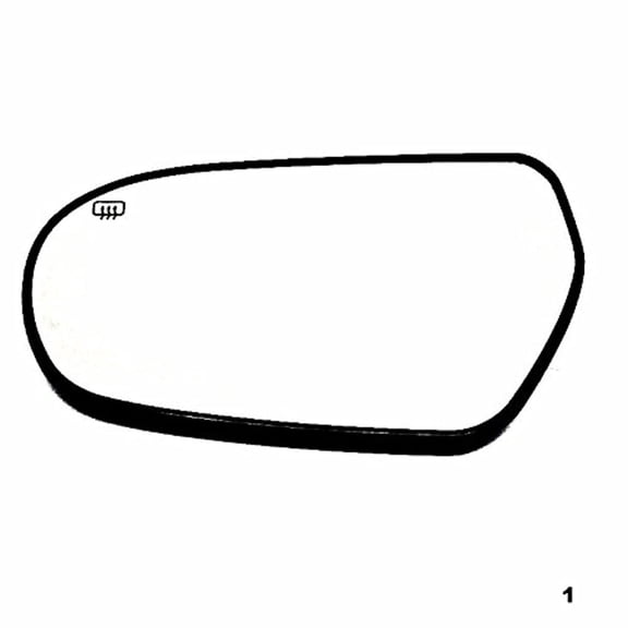 Fits 05-09 Legacy, Outback Left Driver Heated Mirror Glass w/Rear Mount Brkt OE