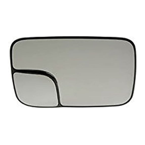 Fits 05-09 Ram Pickup Right Pass 2 Piece Tow/Trailor Mirror Gls w/Backing Plate