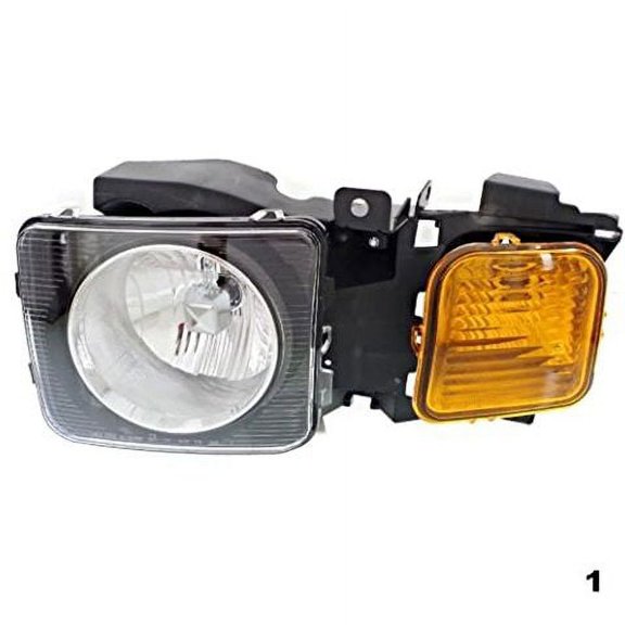 Fits 06-10 Hummer H3 09-10 Hummer H3T Left Driver Halogen Headlamp Assembly