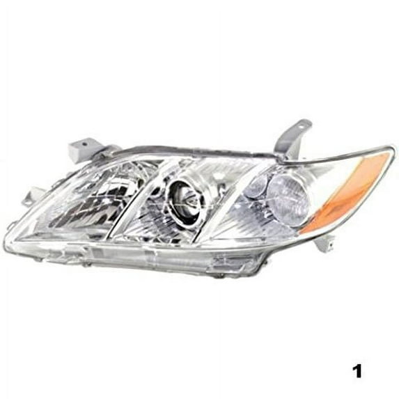 Fits 07-09 Camry Except Hybrid Left Driver Side Headlight Clear Lens USA Built