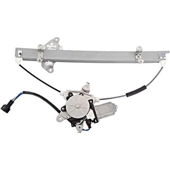 Fits 07-11 Versa Sdn 07-12 Hatch Left Driver Front Pwr Window Regulator W/Motor