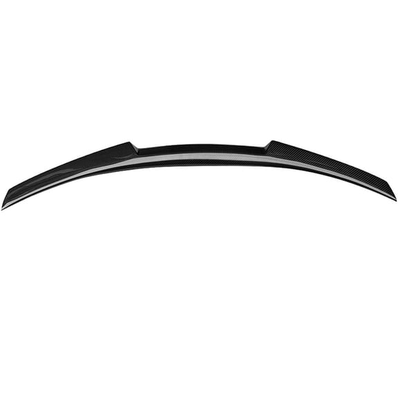 Ikon Motorsports Compatible with 07-13 BMW 3-Series E92 M4 Style Rear Trunk Spoiler Wing Lip Wing - CF 2007 2008 2009 2010 2011 2012 2013