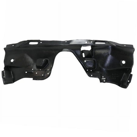 Fits 07-13 MDX 3.7L V6 Front Engine Splash Shield Under Car Cover Black Plastic
