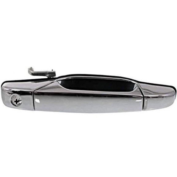 Fits 07-14 Gm Trucks SUV Right Pass Front Exterior Door Handle Chrome w/Keyhole