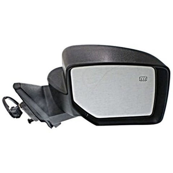 Fits 07-14 Patriot Right Passenger Mirror Power Textured Black with Heat