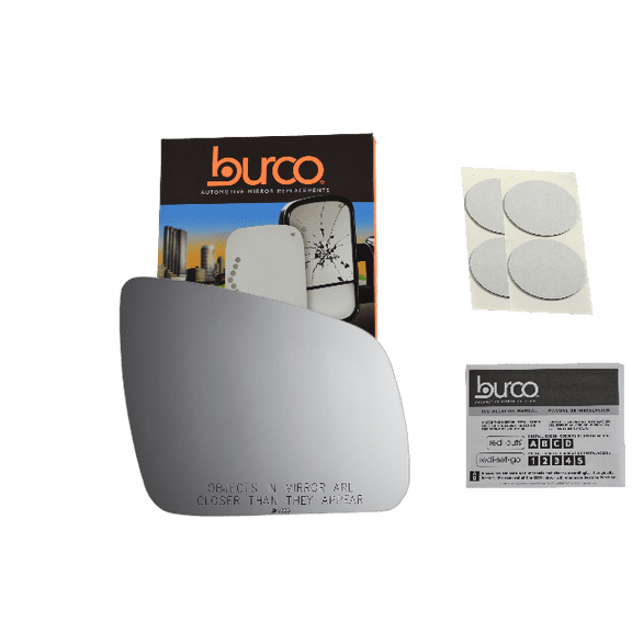 Fits 08-09 MB C Class Right Pass Convex Mirror Glass Lens Only w/Adhesive USA non heated direct fit over glass lens. See details