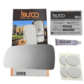 Fits 08-11 STS Left Driver Side Direct Fit Over Mirror Glass Lens W/o Backing Plate. For Auto Dimming Mirror Only