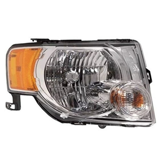 Fits 08-12 Escape & Escape Hybrid Right Passenger Headlamp Assy w/Chrome Bezel