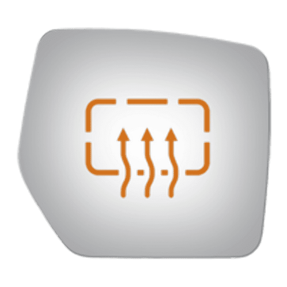 Fits 08-12 Liberty, 07-17 Patriot Right Passenger Heated Convex Mirror Glass Lens