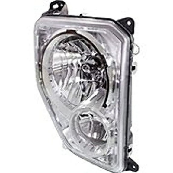 Fits 08-12 Liberty Right Pssngr Headlamp Assy w/Chrome Bezel w/Fog lamp w/Shield