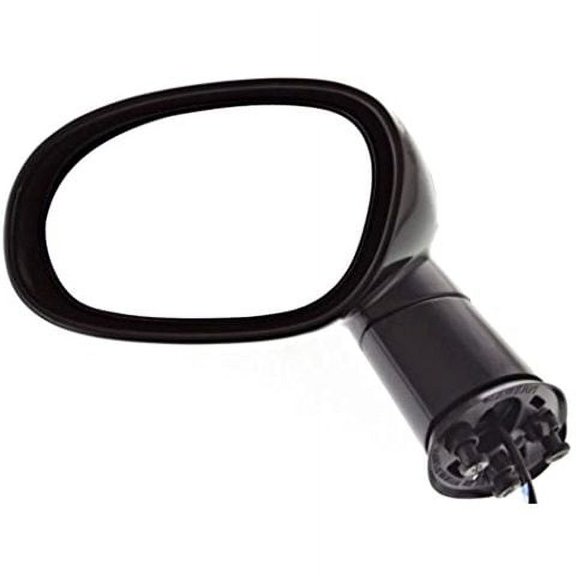 Fits 08-14 Challenger Left Driver Mirror Power Un Black No Heat, Memory