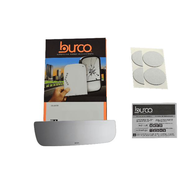 Fits 08-22 Express Savana Van Right Pass Lower Glass Lens For Dual Mirror Type