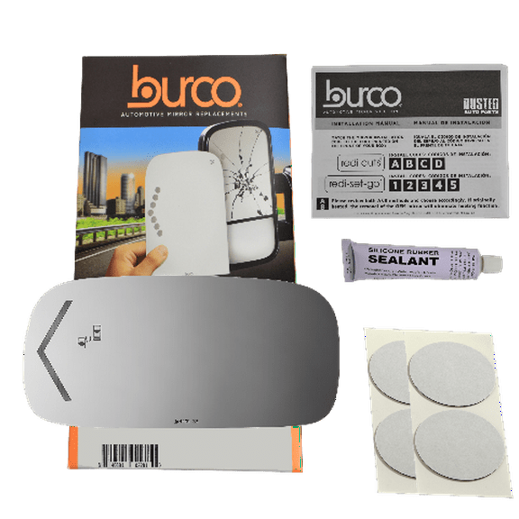 Fits 09-11 Cad DTS Lucerne Left Driver Mirror Glass w/Signal w/Blind Spot