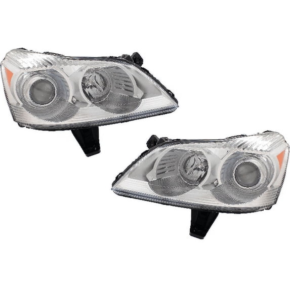 Fits 09-12 Chev Traverse LTZ Left & Right Headlamp Assm w/Projector Beam -Set