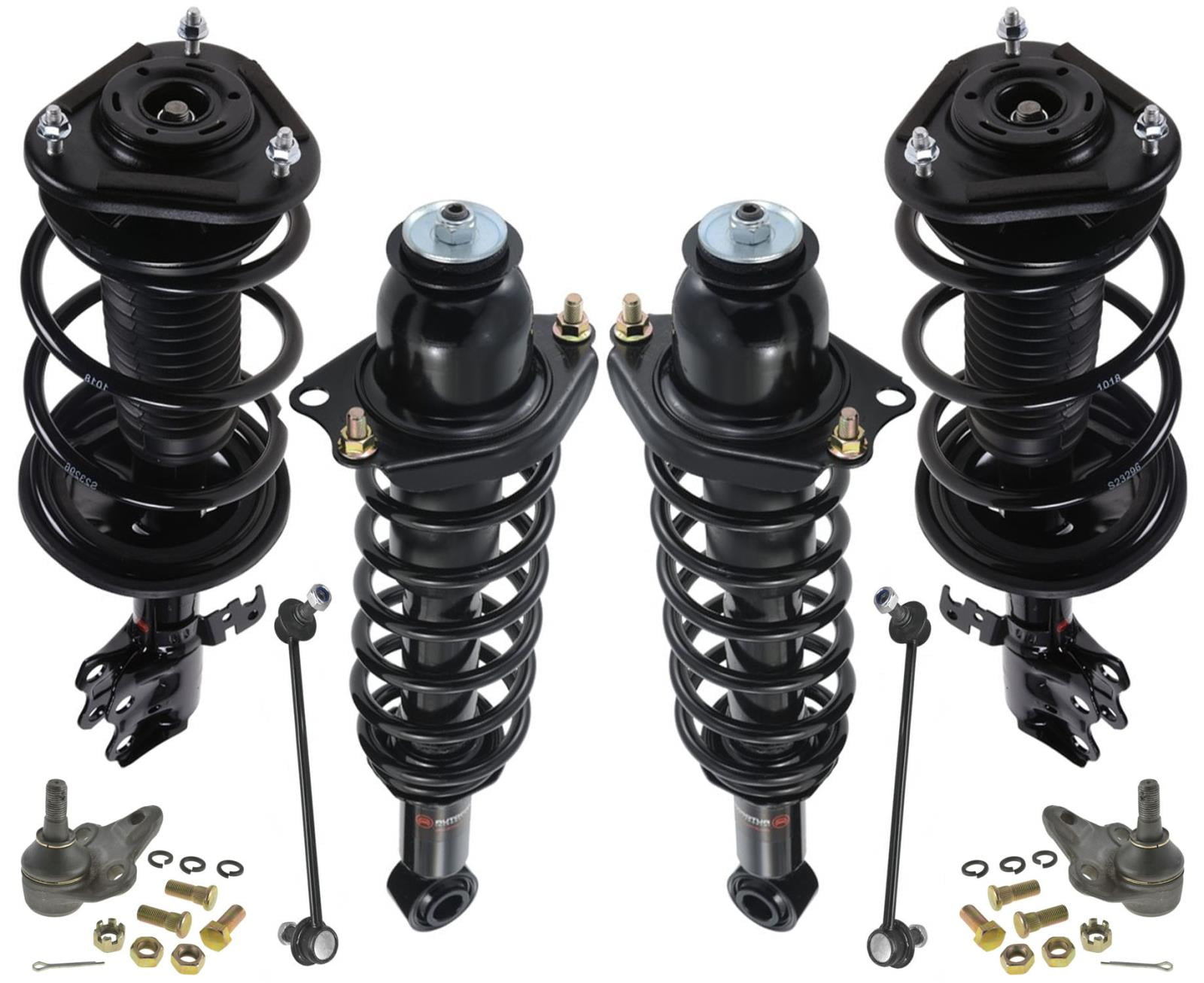 Fits 0913 Corolla Built In Japan Front & Rear Complete Struts Links